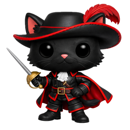 Swashbuckling Cat Sticker