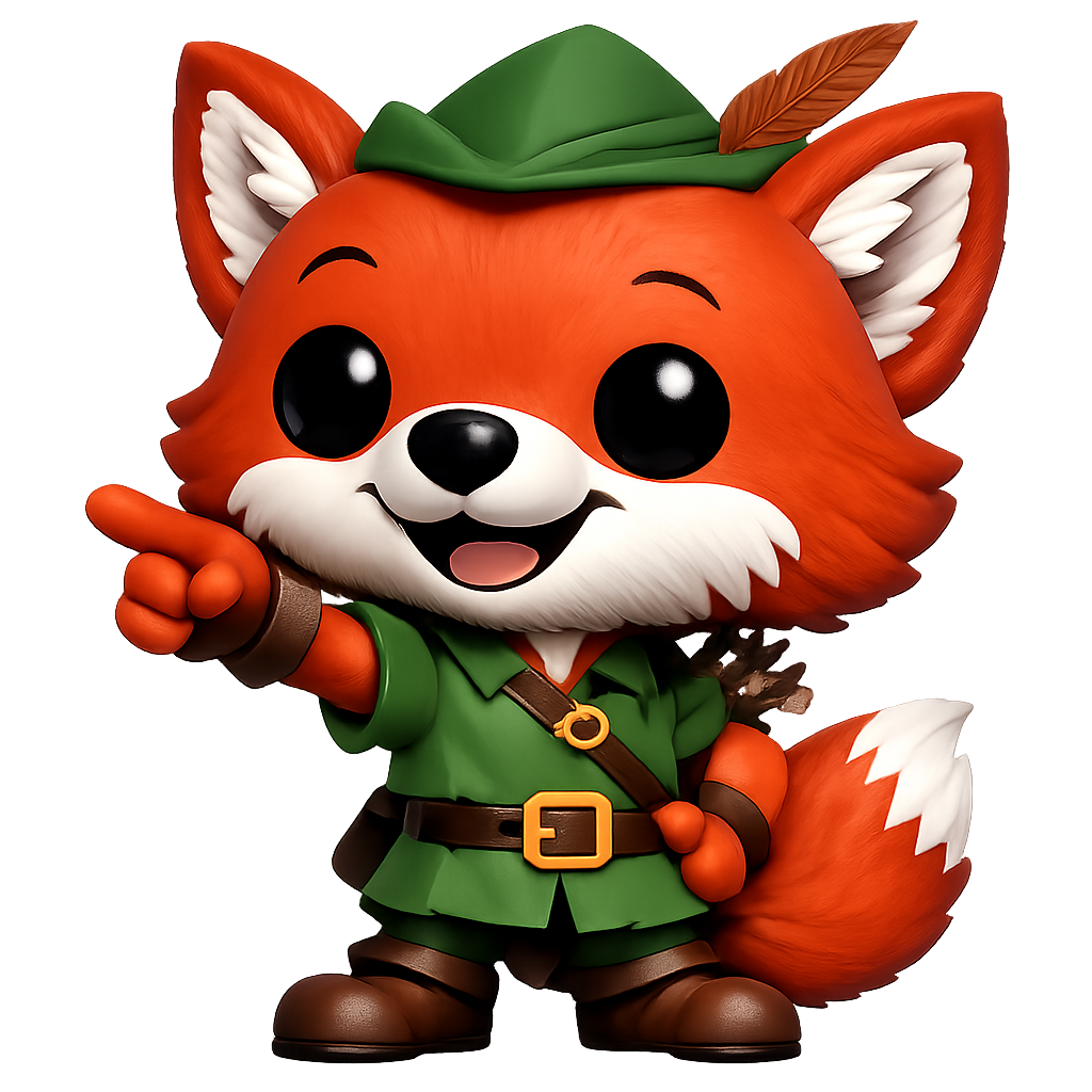 Robin Fox Sticker